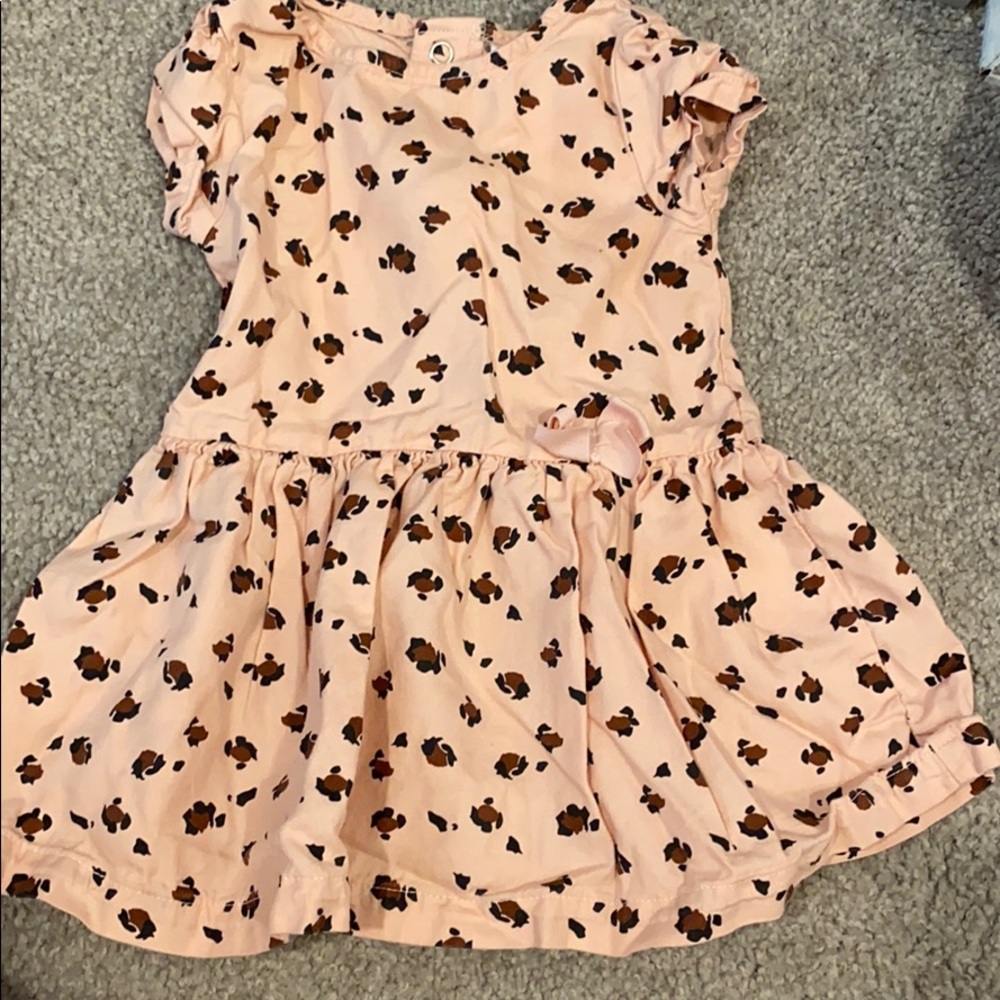 Leopard print dress baby girl 6m